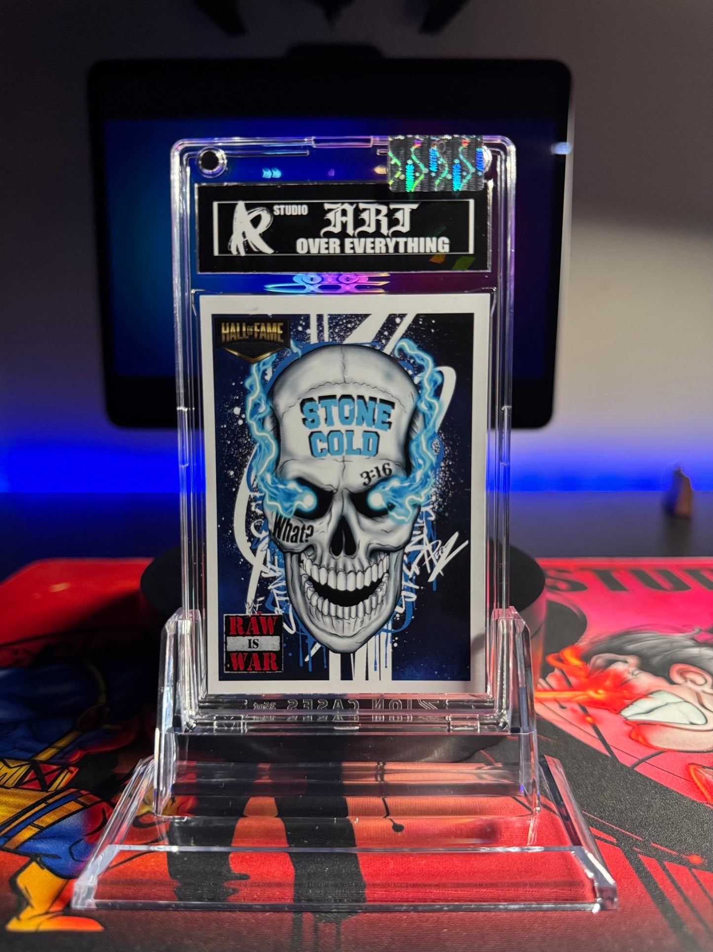 WWE Smokin Skull -Series #2 Holographic ART Card