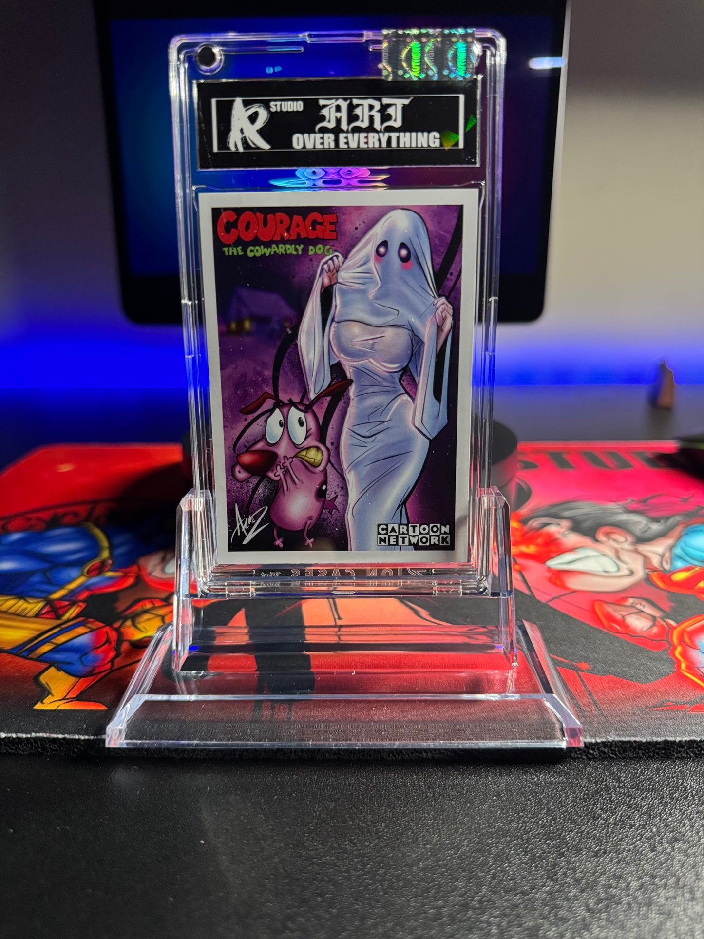 Classic Characters -Courage/ Ghost Babe: Holographic ART Card