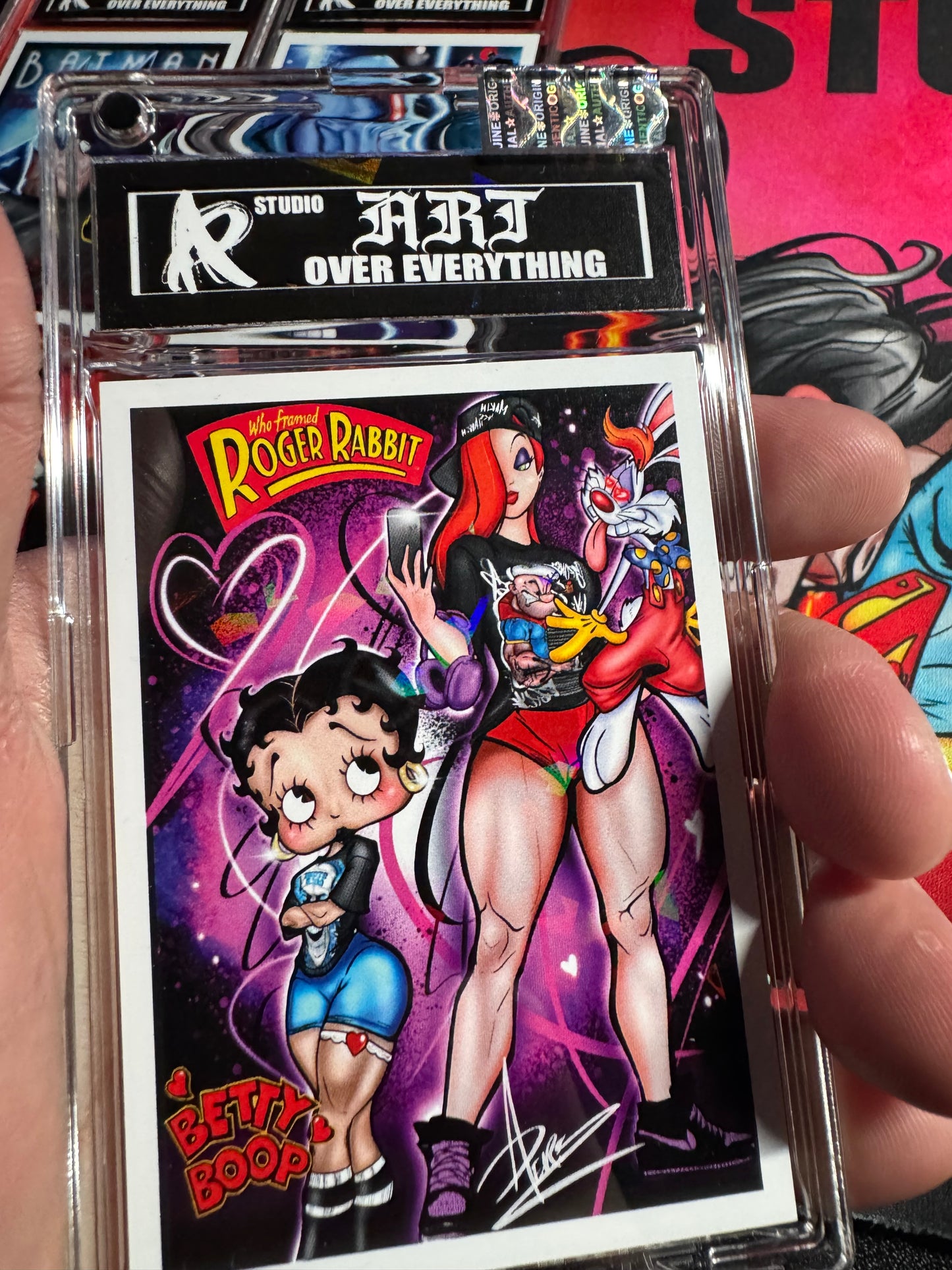 Classic Characters -Betty & Jessica -FitMommies: Holographic ART Card