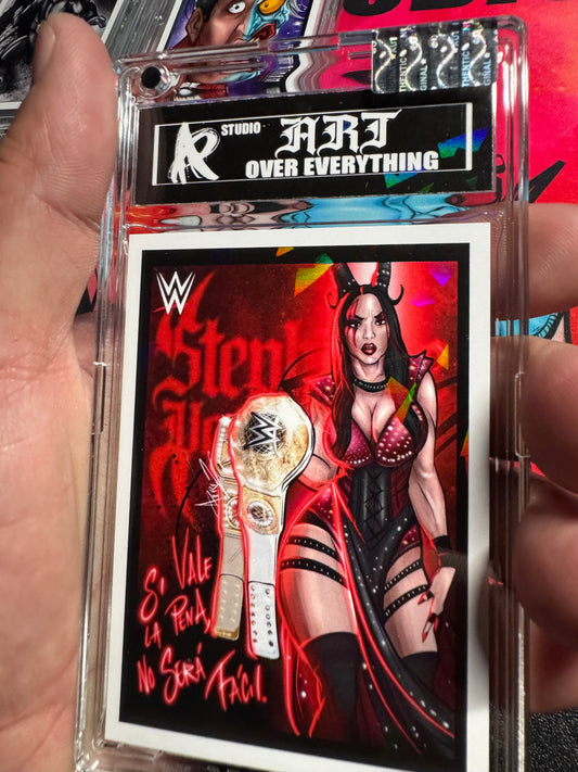 WWE Stephanie Vaquer - Series #2 Holographic ART Card
