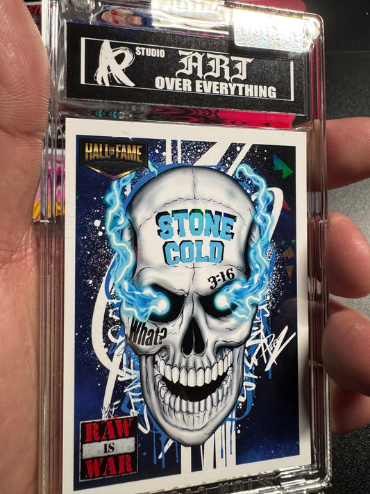 WWE Smokin Skull -Series #2 Holographic ART Card