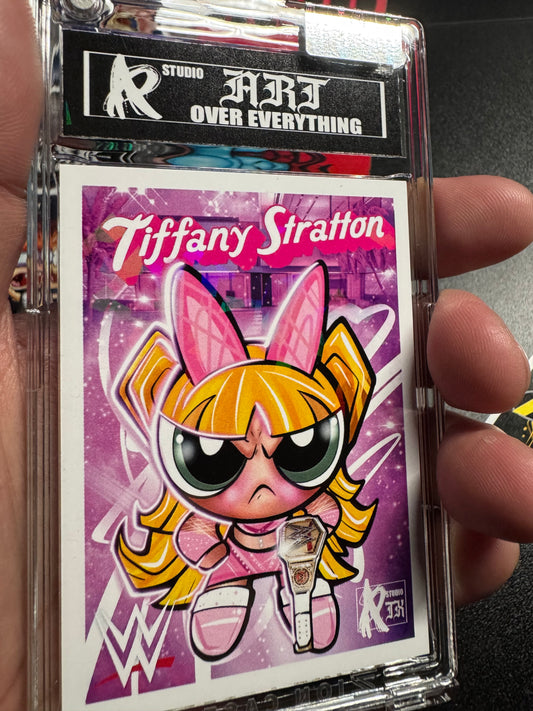 WWE IT’S TIFFY TIME -Series #2 Holographic ART CARD