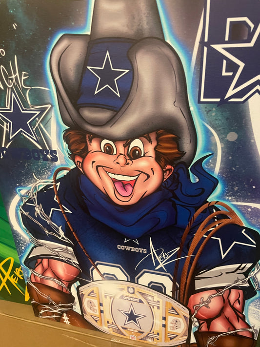 16x20 Canvas Print: CowBoyz