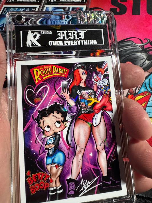 Classic Characters -Betty & Jessica -FitMommies: Holographic ART Card