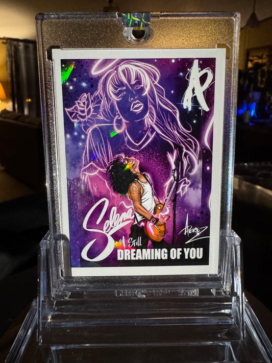 SELENA/ CHRIS - Custom ART trading Cards